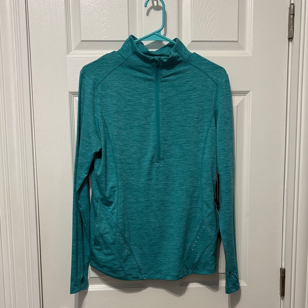 Avia Teal Quarter-Zip Sweatshirt